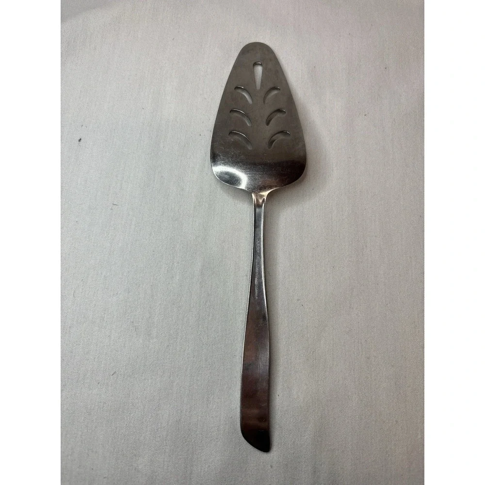 NSCO Stainless Steel Cake/Pie Slice Silver Floral Handle 10 in